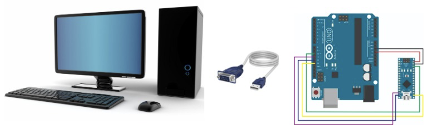 Риунок 7 – Подключение контроллера к компьютеру